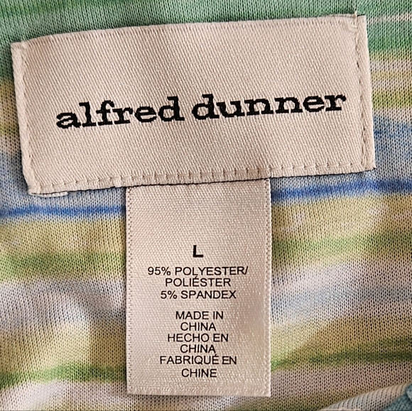 Alfred Dunner Watercolor-Print Top Size L - Picture 5 of 5